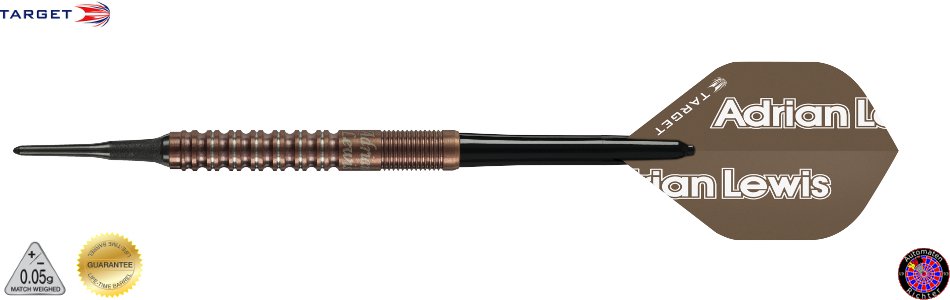Soft Dartpfeil Set Target - Silica Adrian Lewis Nr.1